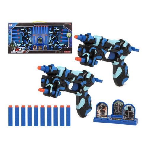 Pistolet à Fléchettes Swat Bleu (2 Uds) 111490