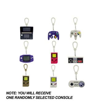 Porte-clés Nintendo consoles rétros aléatoire