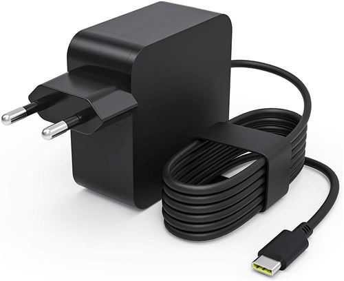 Chargeur DEYEE Adaptateur Secteur pour Dell XPS 13 9333 9343 9350 9360 9365 9370 9380, Dell Type-C 65W USB-C