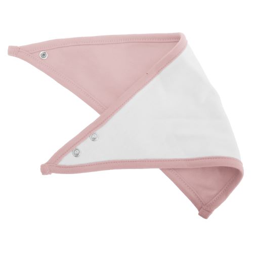 Babybugz - Bavoir bandana réversible - Bébé unisexe (Taille unique) (Blanc/Rose) - UTBC2521
