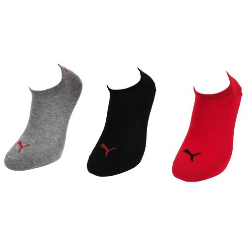 Chaussettes invisibles Puma Thin rge/nr/grs tripack Blanc taille : 35-38 réf : 57018