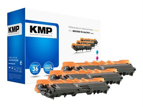 Toner KMP MULTIPACK B T58CMY Pack de 3 haute capacité C Y - vue 1