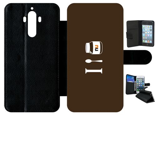 Etui à rabat huawei mate 9 i love nutella