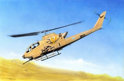 Hobby Boss Ah-1F Cobra Attack Helicopter - 1:72E - Image 1