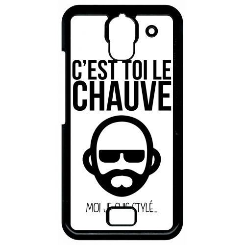 Coque huawei y360 c est toi le chauve moi je suis styl 2