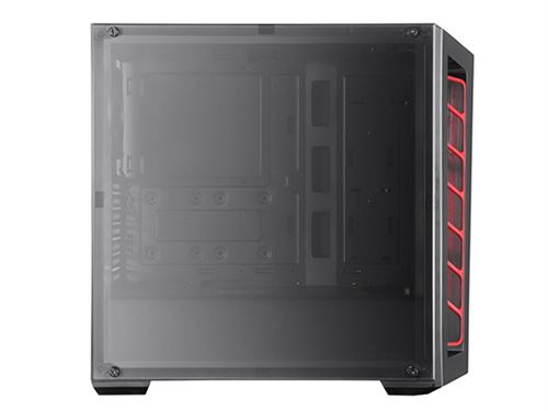 Cooler Master MasterBox MB520, Boîtier Midi-tour, PC, Plastique, Acier, ATX,Micro-ATX,Mini-ITX, Noir, Rouge, Jouer