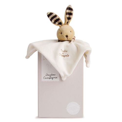 Doudou et compagnie l'original! doudou 202 lapin taupe