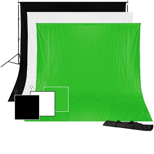 BRESSER BR-BGS1 Support de fond 3x4M SET 1