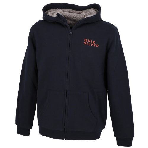 Vestes sweats zippés capuche Quiksilver Best wave navy sherpa jr Bleu taille : 16ans réf : 27778