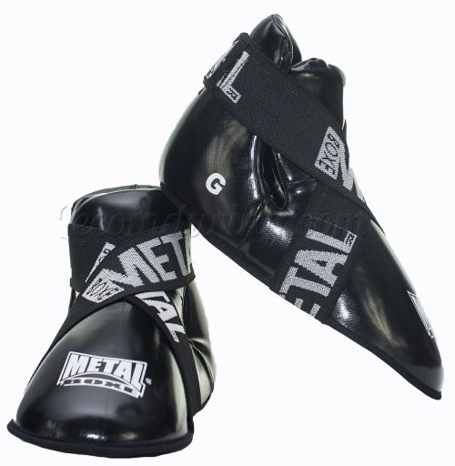 Protège pieds full contact Métal Boxe-Protège Pieds Noir - M (MB165MN)----Protège Pieds Noir - M (MB165MN)-----------Protège Pieds Noir - M (MB165MN)-----