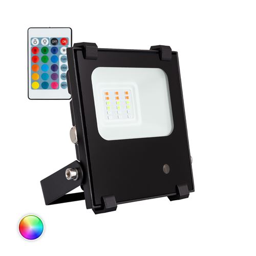 TechBrey Projecteur LED RGB HE PRO 135lm/W IP65 10W Dimmable RGB 50 mm
