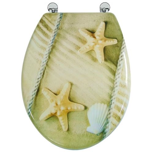 Arvix - Abattant de toilette en bois compressé MDF Charnière métal Siege WC standard