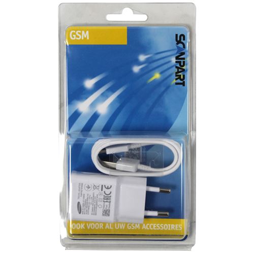 Scanpart Sam.snellade Usb-c 2a Blanc Orig