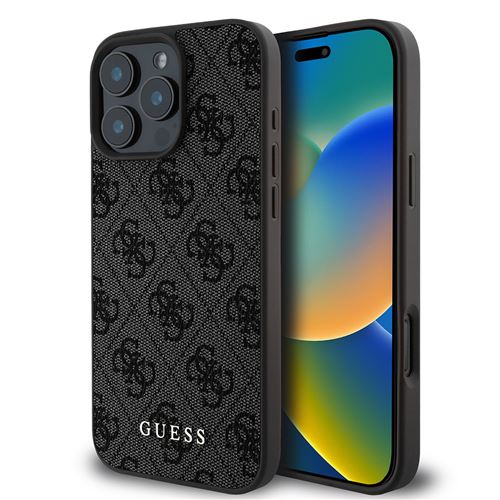 Guess - Coque iPhone 16 Pro Max - 4G Classic - Noir - Image 4