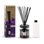 Bouquet parfumé Ellipse figue noire 200ml - Esteban - Gris - Verre