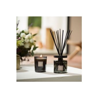 Bouquet parfumé Ellipse figue noire 200ml - Esteban - Gris - Verre