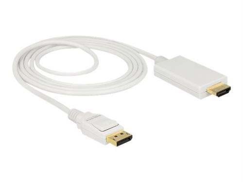 Delock Câble adaptateur HDMI - VGA Blanc