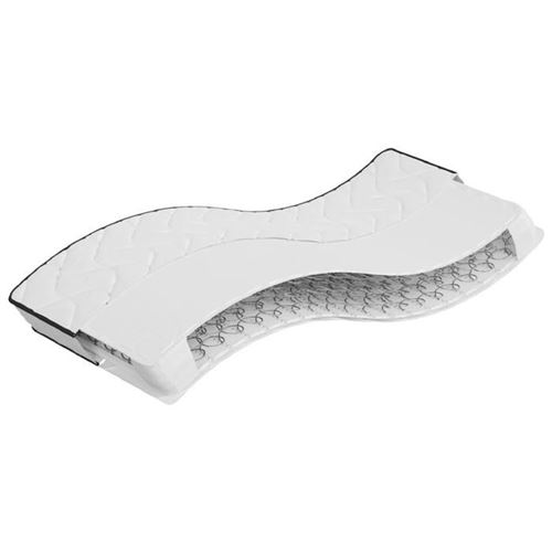 Matelas enfant 80x160 cm vidaxl accueil ferme soutien moelleux epaisseur 18 cm 5 zones housse de matelas