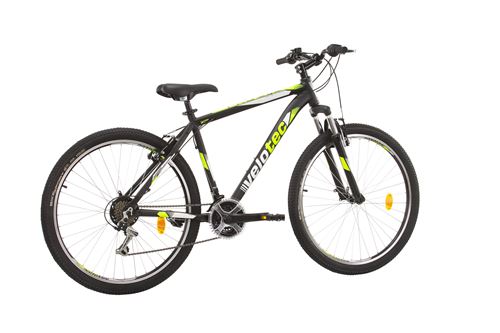  VTT 27.5 Cadre Aluminium - Fourche T&eacute;lescopique - 21 Vitesses avec d&eacute;railleurs roue libre et poign&eacute;es Shimano