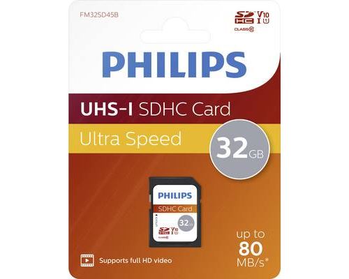 Philips Carte SDHC 32 GB Class 10