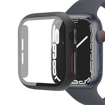 PanzerGlass - Protection d'écran pour montre intelligente - verre - couleur de cadre noir - pour Apple Watch Series 7 (45 mm) - 1