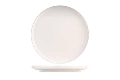 C&T Baltic-White - Assiettes plates - D27cm - Céramique - (Lot de 6)