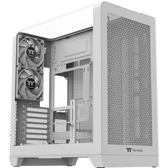 Boîtier PC sans alimentation - THERMALTAKE - View 390 Air Snow - Moyen tour - Format ATX - 2x120mm inclus - Blanc - 1