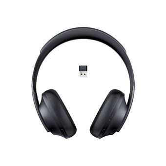 Bose Noise Cancelling Headphones 700 UC - Écouteurs avec micro - circum-aural - Bluetooth - sans fil, filaire - Suppresseur de bruit actif - isolation acoustique - noir - Certifié pour Microsoft Teams - 1