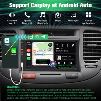 Autoradio 2 Din AWESAFE Carplay & Android Auto/iOS Mirror/Auto