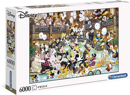 Puzzle 6000 pièces : Disney Gala Clementoni Puzzles - vue 4