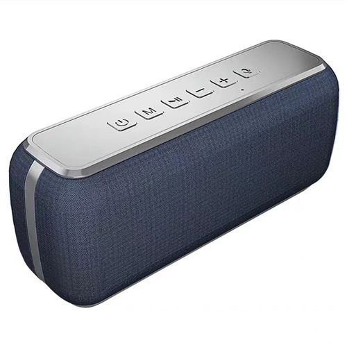 Enceinte bluetooth V7PRO étanche portable 6600mAh bleu