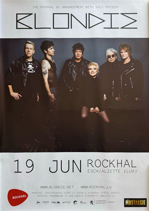 Affiche - Blondie - Concert Luxembourg 2014 - 60x80cm État correct - N/A reconditionné disponible sur Fnac