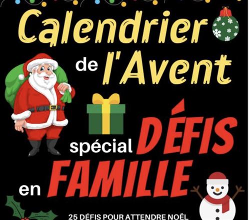 Calendrier De L'Avent Spécial Défis En Famille