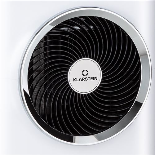 Climatiseur Mobile - Klarstein Kraftwerk Eco Smart 11 - Ventilateur - 11500 Btu - Deshumidificateur - 65 Db - Minuterie - WiFi - Télécommande - Blanc