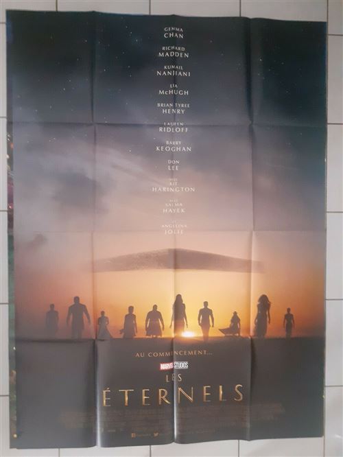 Affiche de Cinéma Originale - Les éternels - 2021 - Marvel - Gemma Chan - 116x158cm État correct - N/A reconditionné disponible sur Fnac