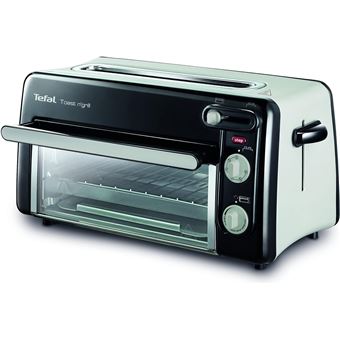 Grille-pain Mini-Four 2-en-1 Noir 1300W - 1