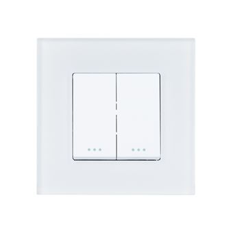 TechBrey Va-et-Vient Double avec Cadre PC Modern Noir - 1