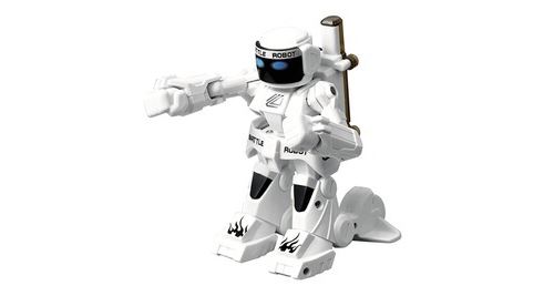 2.4g rc robot de boxe combat télécommandé 2pcs - multicolore