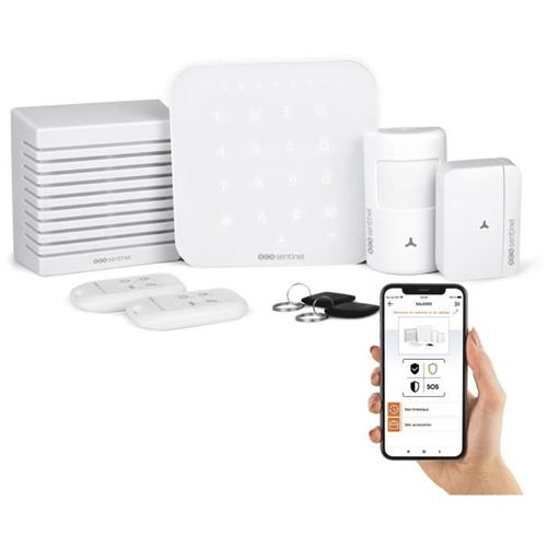 Alarme SCS SENTINEL KitAlarm Wi-Fi GSM 4G Sans Fil Intérieur Alexa Google - Image 2