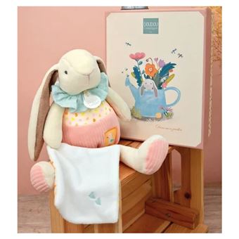 LAPIN CIBOULETTE - Pantin avec doudou - 1