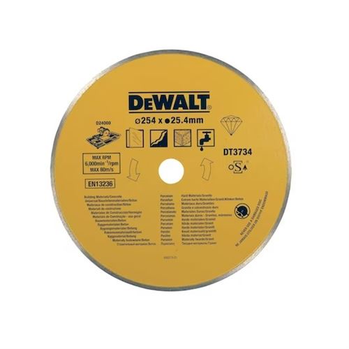 Dewalt - Accessori - Disco Da Taglio Per Materiali Duri 254x25,4 Mm Dt3734