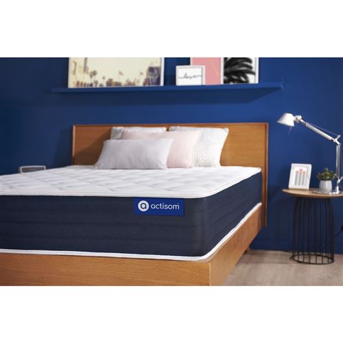 Matelas Ressorts ensach&eacute;s et M&eacute;moire de forme ACTIFLEX SLEEP 80x190 5zones de confort 