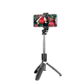 Perche à Selfie Extensible 2 En 1 Avec Trépied Et Télécommande Bluetooth - Compatible IPhone/Android
