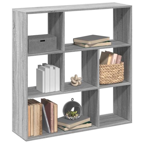 Vidaxl Gris Étagère Séparatrice De Pièce Sonoma - Image 3