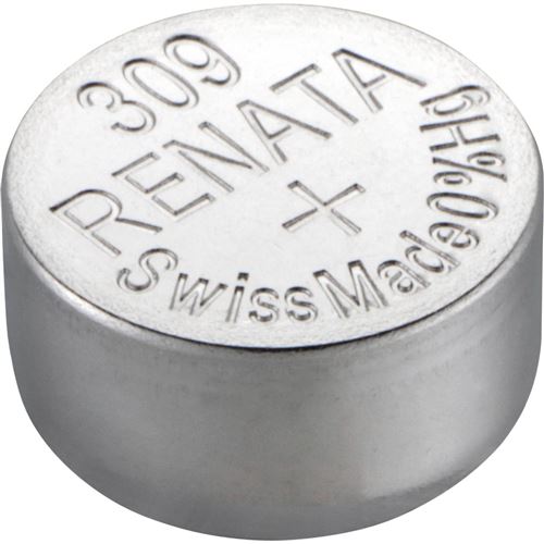 RENATA Pile bouton Silver Oxyde 309 / SR754 SW 0% Mercure 1,55V