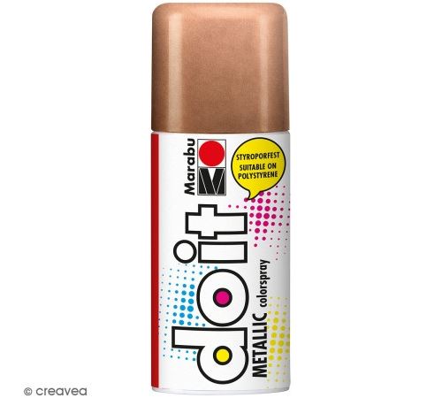 Marabu Peinture M&eacute;tallis&eacute;e En Bombe - Marabu Do It Metallic 150 Ml - Cuivre M&eacute;tallis&eacute;