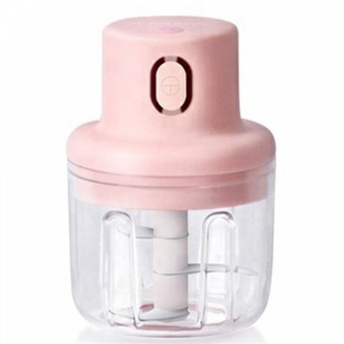 Herzberg - Hachoir électrique sans fil - 250ml - Rose - Image 5