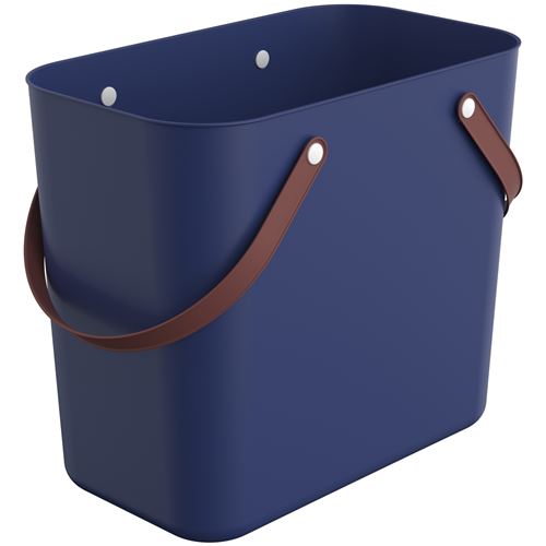 Sac pour les courses Rotho Albula Multibag Classic, couleur bleu marine, 25l, en plastique