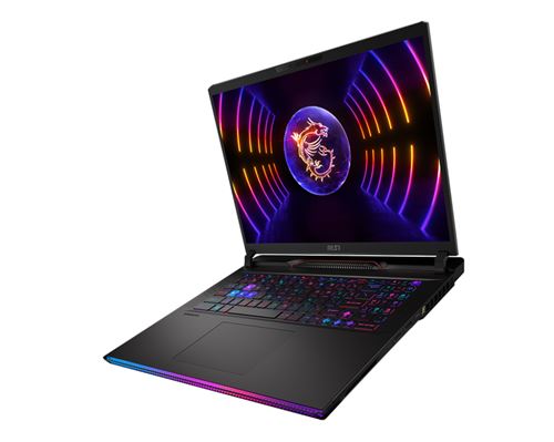 MSI Raider GE68 HX 14VIG-296FR - Intel Core i9 - i9-14900HX / jusqu'à 5.8 GHz - Win 11 Pro - GeForce RTX 4090 - 32 Go RAM - 2 To SSD NVMe - 16" 2560 x 1600 (QHD+) @ 240 Hz - 2.5 Gigabit Ethernet - Bluetooth, Wi-Fi 7 - noir profond - clavier : AZERTY