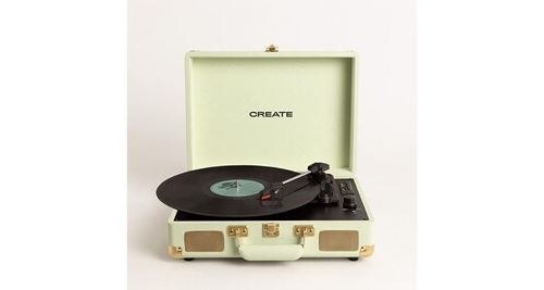 Record Player Pop - Tourne-Disque Portable Avec Bluetooth Usb, Sd, Microsd Et Mp3